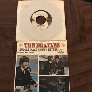 Two authentic vintage The Beatles 45s!